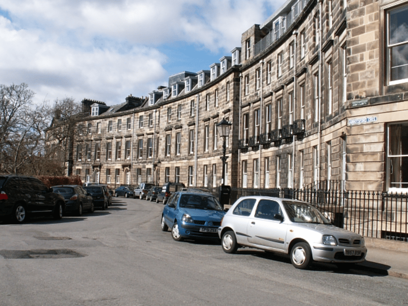 This St Andrews postcode is the only one in the top 10 for overseas buyers outside Edinburgh. Pictured is Abbotsford Crescent, one of the most desirable addresses in the town which is forever linked to its university and golf courses. There are 283 properties registered to buyers outwith the UK in this postcode, making it the second most popular in Scotland amongst property hunters from overseas.