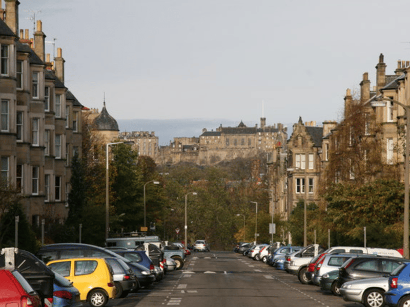 The traditional home to Edinburgh University students, Marchmont has strong pulling power for overseas buyers, who own 235 properties in the EH9 1 postcode area. Key addresses include Spottiswoode Street with its view of the castle (pictured), Marchmont Road and Bruntsfield Crescent.

