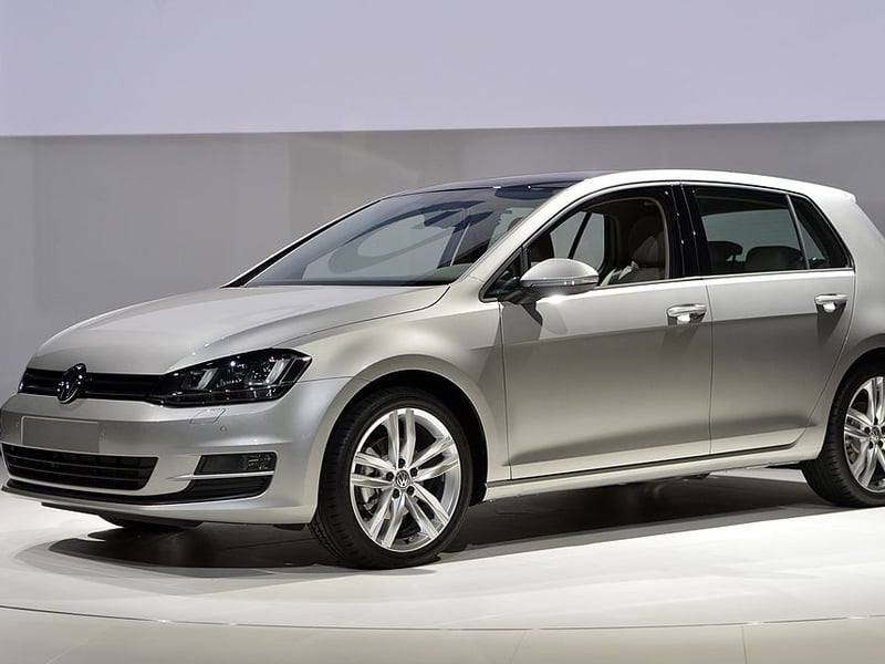 The Volkswagen Golf ranks first for second hand cars in the UK. The most listed colour for this car is grey, followed by black and white. The average cost of a second hand Golf is £11,394. 
