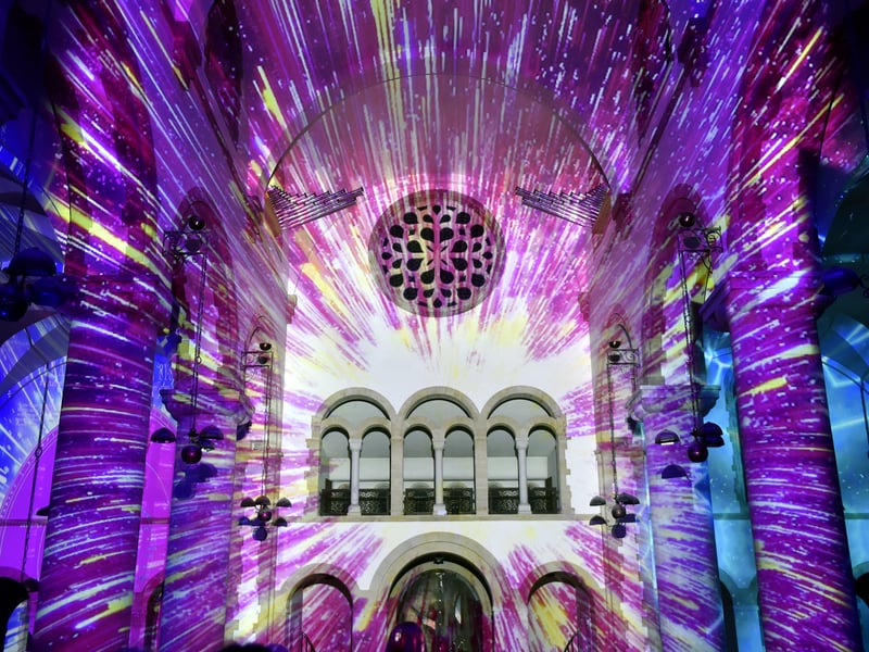  Luxmuralis at Portsmouth Cathedral. Picture: Sarah Standing (250325-1011)