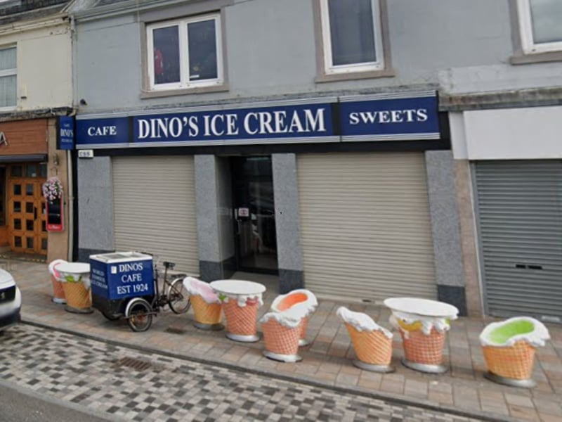 Plenty of people were keen to sing the praises of Dino's Ice Cream, located on the waterfront in Helensburgh. Gill said: "Traditional Italian milk ice cream, family run and utterly delicious".