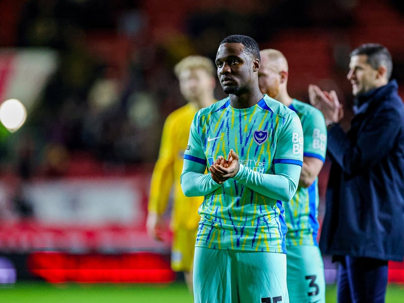 The powerful frontman has missed Pompey’s past three games with a groin issue but is expected to return this weekend.