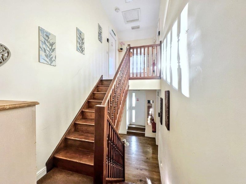 Inside the guest house accommodation