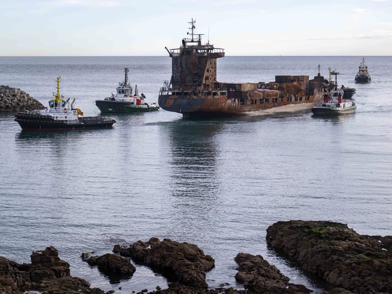 A spokesperson for Ernt Russ, the company that owns Solong, said the fire-stricken ship would be “fully assessed by specialist marine assessors and insurers” in Aberdeen