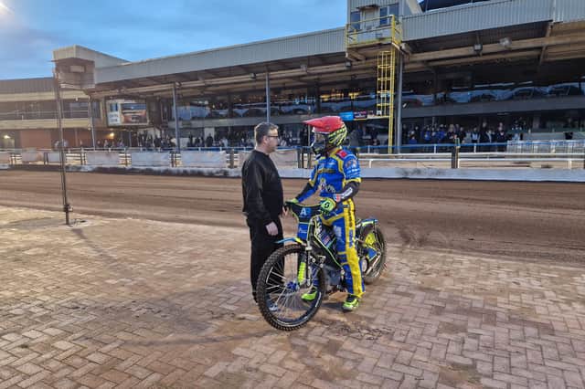 Luke Killeen will ride for Sheffield at their Owlerton track. The track is pictured last year.