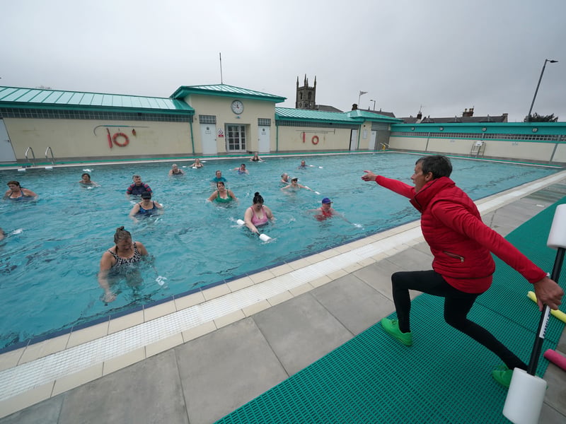 Getting the moves in despite the grey skies