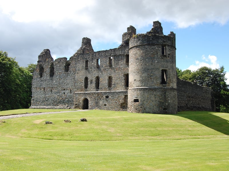 A pile at the heart of power in medieval Scotland, the once-mighty Balvenie Castle was built by the 'Black Comyns', the earls of Buchan, in the 1200s. After the family's downfall at the hands of Robert the Bruce in 1308, the castle disappeared from history until the 15th Century, when it emerged as a headquarters for the equally powerful 'Black Douglases'.