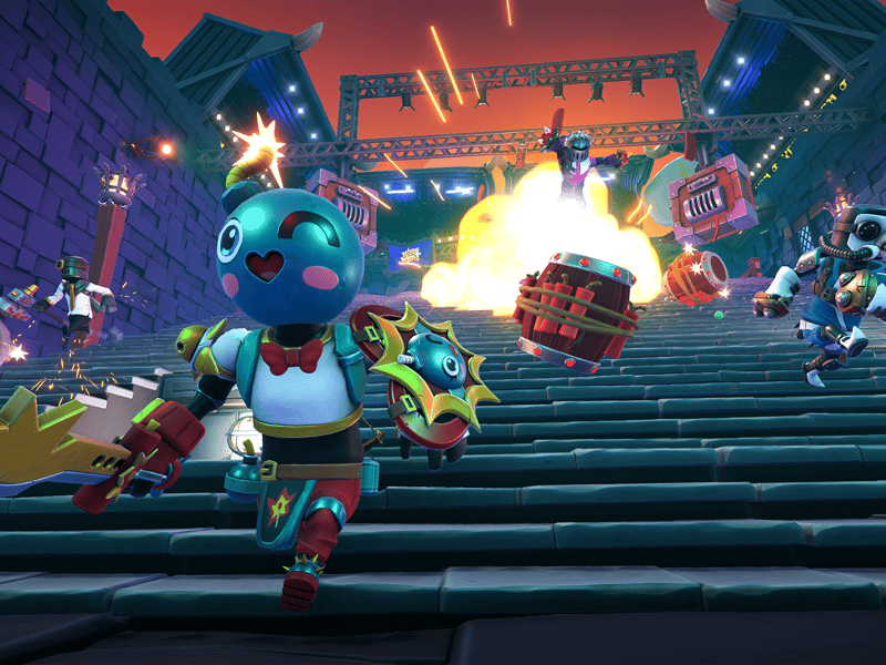 An online hack and slash co-op game, King of Meat is described as a “a joyfully unhinged extravaganza” which is set for release on Switch later this year.