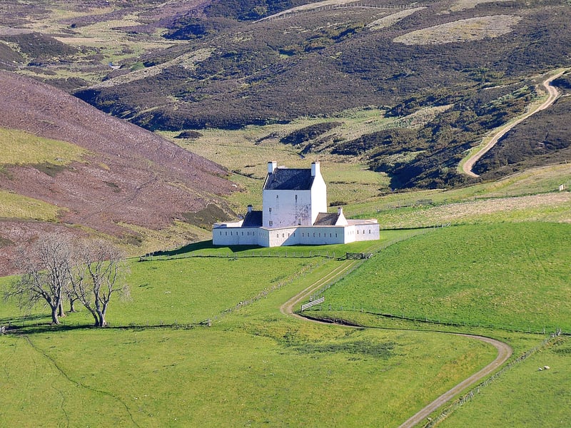 The landscape surrounding Corgarff is absolutely stunning and while the drive there is worth the trip alone, a ticket for the castle is money extremely well spent to understand how this remote stronghold became a key faultline between the Highlands and the Lowlands and a critical lookout for the government on a key route north.
With the former noble's home turned into a garrison, it was Jacobite sympathisers and, later, whisky smugglers who were being tracked from Corgarff.
The star-shaped perimeter wall was added when the castle became a military base and inside you'll find an effective reconstruction of the barrack rooms from the time government troops were stationed here.