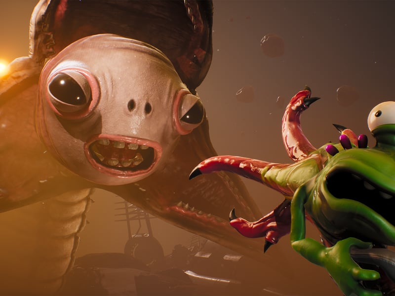 A brief look at action-adventure comedy title High on Life was shown, with game releasing on May 6.