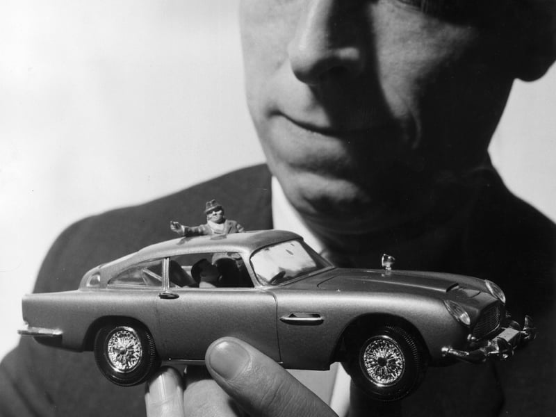 James Bond was huge in the 1960s, with Sean Connery playing 007 in a string of hit films. The franchise's popularity meant this Airfix James Bond Aston Martin DB5 model car, pictured here in 1966, became one of the most in-demand toys.