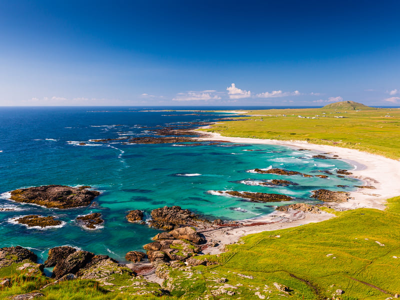 Argyll and Bute is home to 23 inhabited islands, including those such as the Isle of Bute or Tiree, which are bursting with beauty spots.