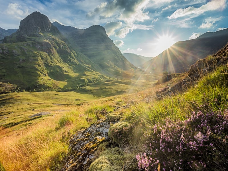 The inspiration for many great works of art, as well as the backdrop for a number of film and television projects, the Scottish Highlands have long been recognised as one of the most beautiful regions in the UK. Highlights among the Highlands include Glencoe and the Isle of Skye.
