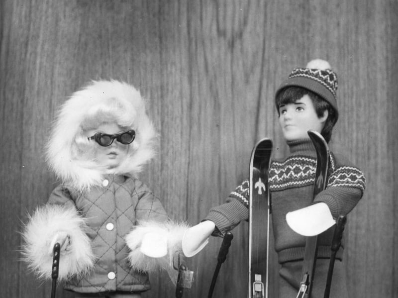 The Sindy doll, and her boyfriend Paul, were launched in 1963 as Britain's answer to Barbie. Sindy was described as 'the free, swinging girl that every little girl longs to be'.