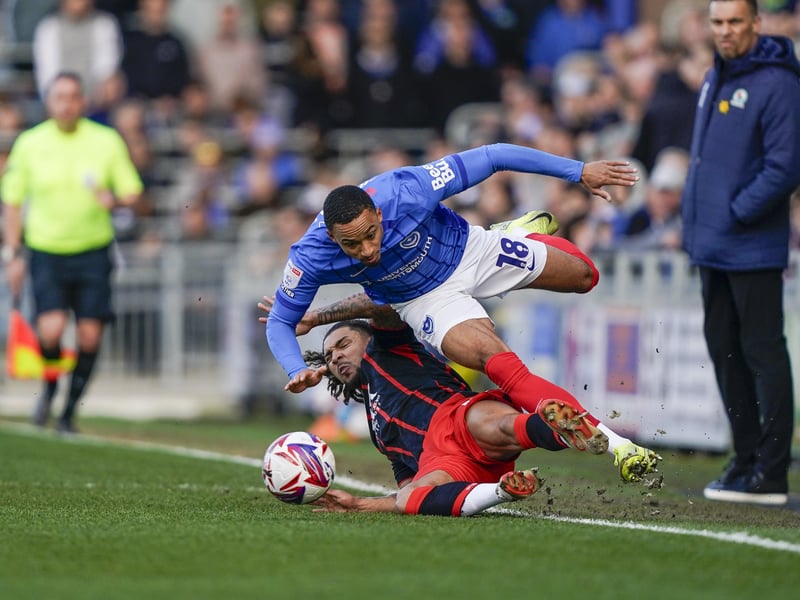Frustrated Mousinho with late and costly mistake on Wednesday, but the Pompey boss acknowledged it was a strong display otherwise from left-back. Close call whether he continues for this one.