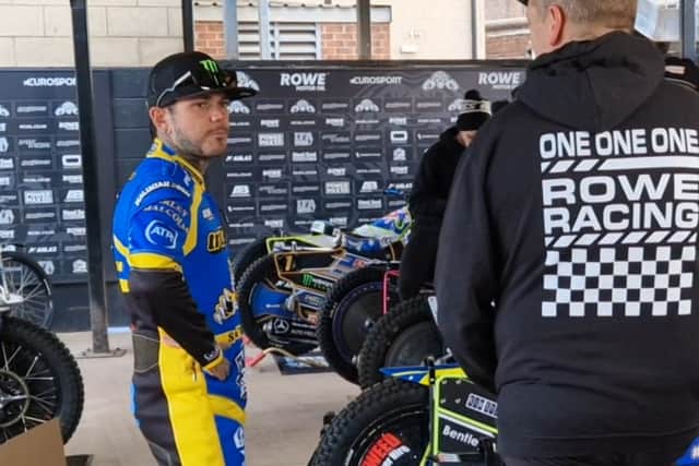 Tai Woffinden in the Sheffield pits. Photo: David Kessen, National World