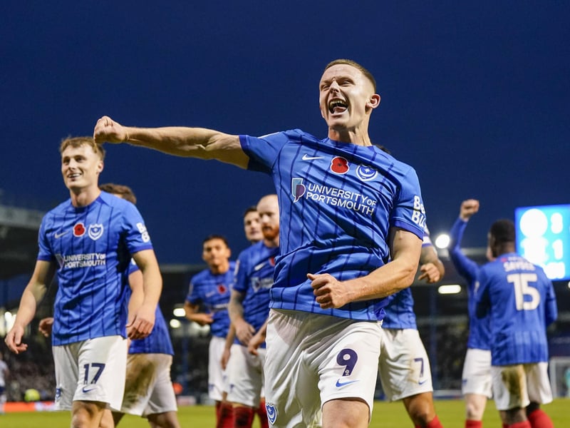 Turned provider in the game's key moment last weekend, as striker remains pivotal to Pompey's approach.