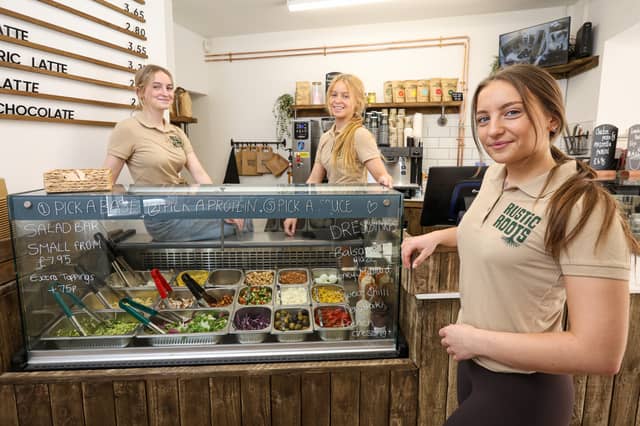 Rustic Roots is a new café in Havant Road, Drayton run by Raige, Dior and Envi (l-r).