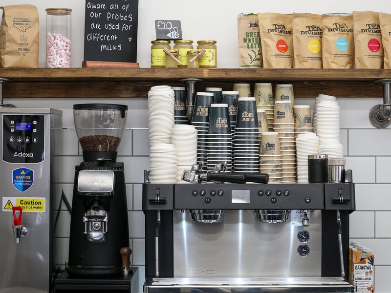 Rustic Roots uses eco-friendly disposable cups. Picture: Chris Moorhouse (290325-56)