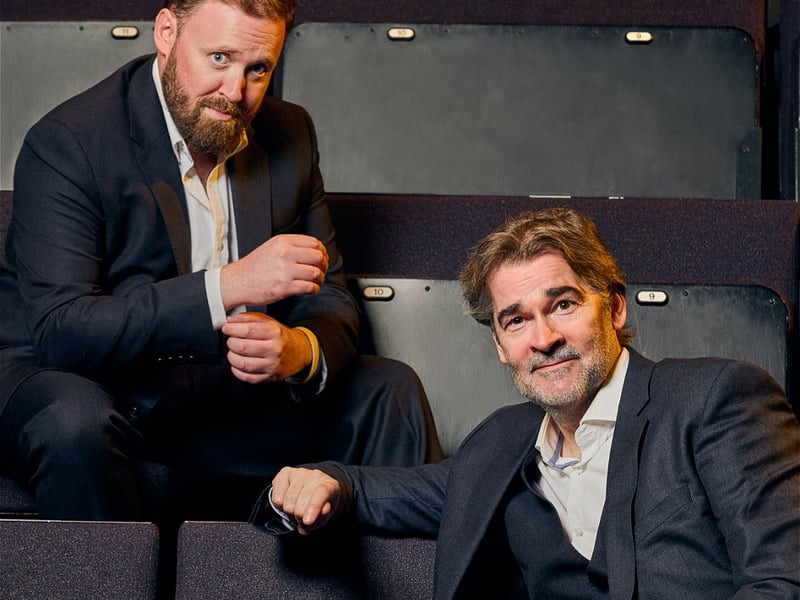 Adam Riches and John Kearns will bring their award nominated, 5-star sensation, Adam Riches and John Kearns
ARE ‘Ball & Boe’ to the Pleasance Grand for three nights only.