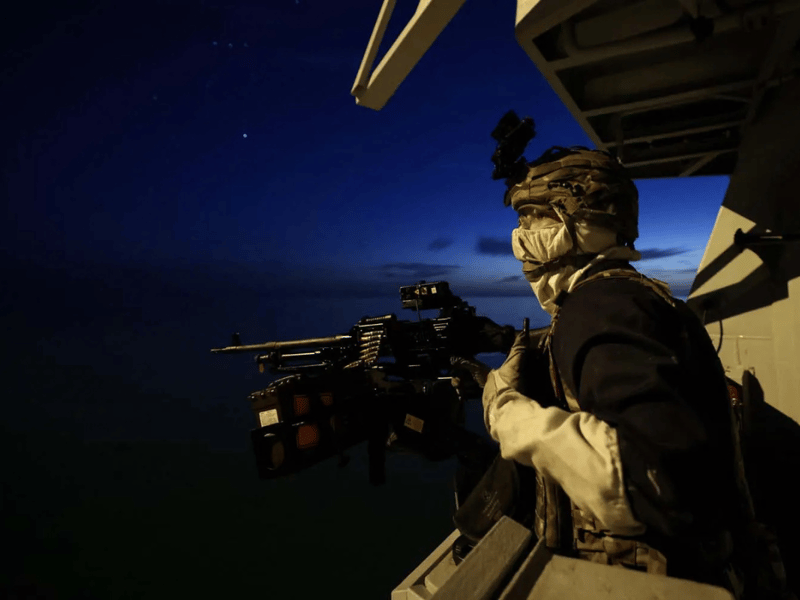 HMS Dauntless, a Portsmouth-based Type 45 destroyer, recently had to defend against a "sustained series of drone attacks" while completing a live-fire exercise off the coast of Wales - with aircraft being shot down.