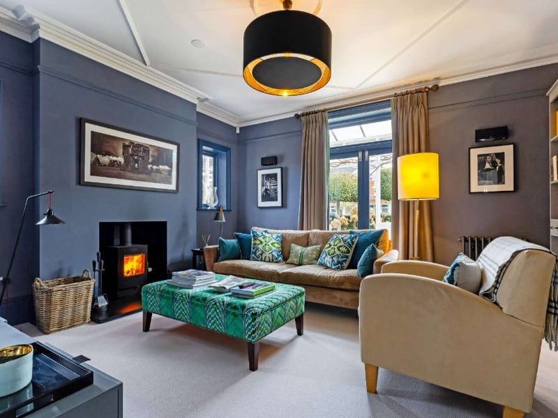 This pristine home comes with four bedrooms, four reception rooms and three bathrooms as well as a stunning garden.