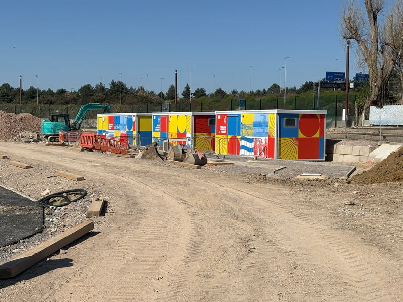 The Hilsea Lido looks incredible as it undergoes a multi-million pound project.

Picture: Millie Leeming 