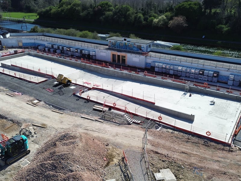 This drone footage has captured the incredible progress that has been made at the Hilsea Lido project. 

Picture: Habibur Rahman 
