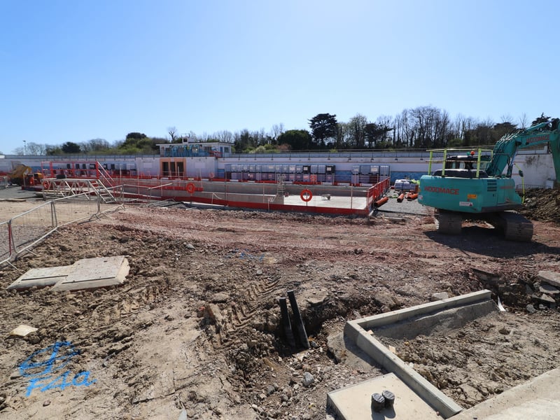 We visited Hilsea Lido to see the progress of the project - and it looks incredible. 