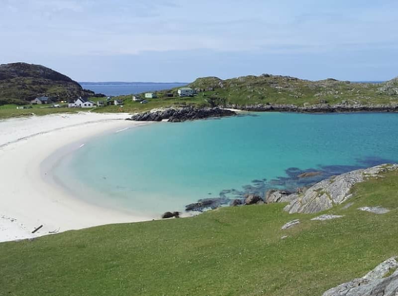 Regularly topping the list of Scotland's cleanest beaches, Achmelvich Beach is in the north west of Scotland, three miles north west of Lochinver, and accessed by a single track road. One happy visitor said: "This is an incredible beach that you must visit. It's one of the best beaches in the UK. It looks stunning during sunny days and is a perfect spot for paddleboarding or enjoying water activities."