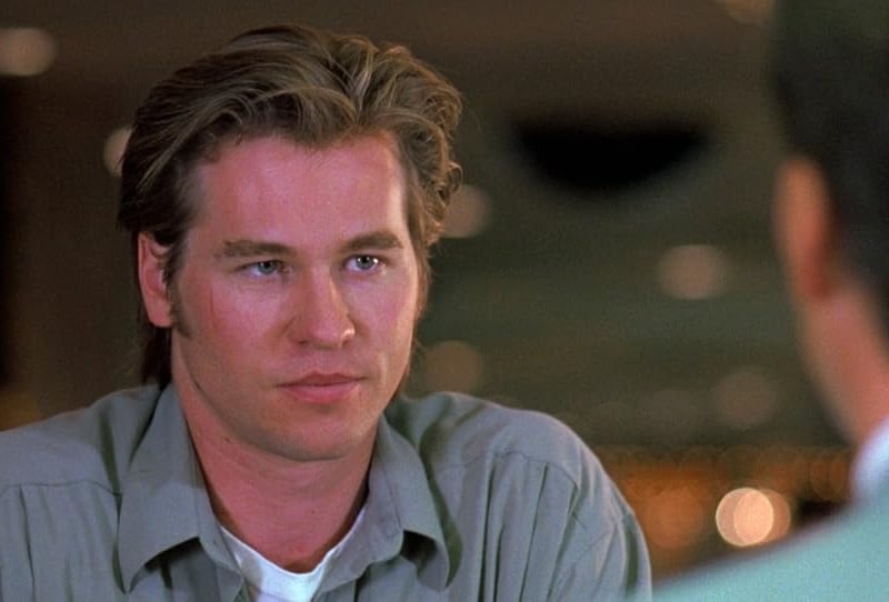 Val Kilmer's most critically-acclaimed role is far from his most well known. In crime thriller 'Kill Me Again' he plays a widowed orivate investigator who is hired by a woman to help fake her own death as she flees her controlling ex and the mobsters they stole from. Joanne Whalley and Michael Madsen costar.