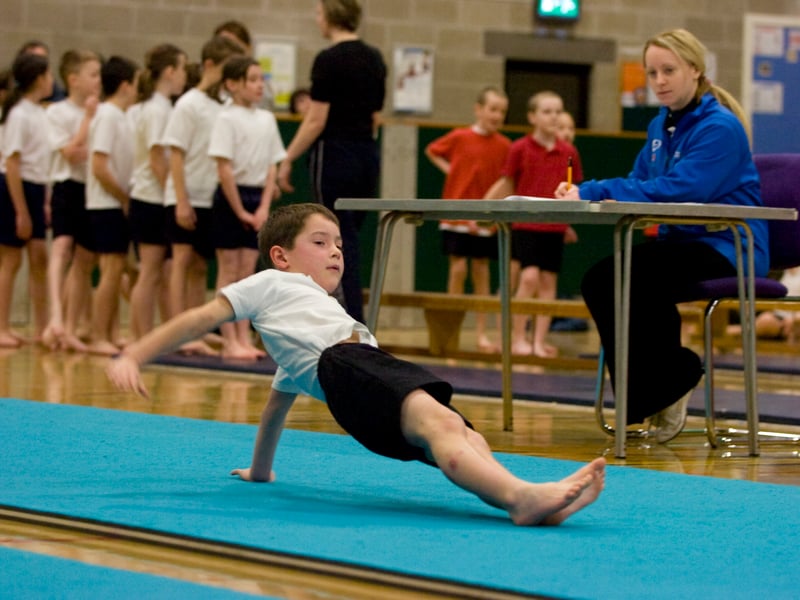 Preston Schools Gymnastics competition at West View Leisure Centre
St Andrews Primary School team member