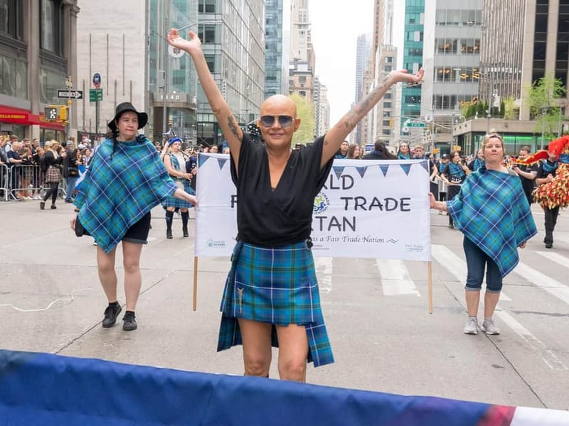 Former Scottish model and actress Gail Porter marched at the head of the parade in 2023. She recently earned glowing reviews for her autobiographical standup show 'Hung Drawn and Portered', which premiered at the Edinburgh Festival Fringe.