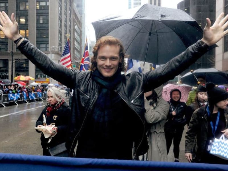 In 2016 it was Scottish actor Sam Heughan's turn to celebrate everything tartan as Gradn Marshal. He had just become a huge star thanks to the television series 'Outlander'.