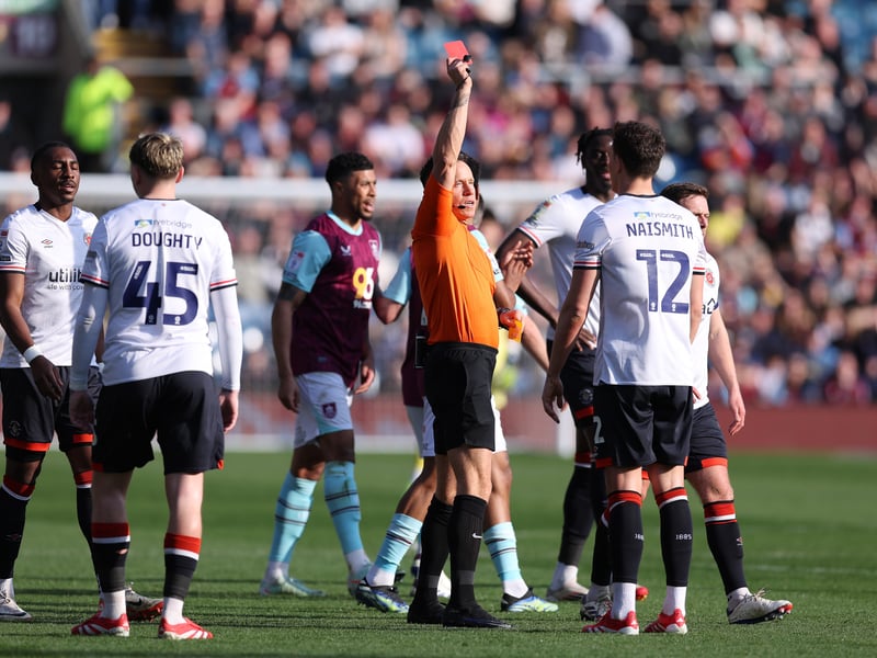 Yellow cards: 75; Red cards: 6: Points: 93.