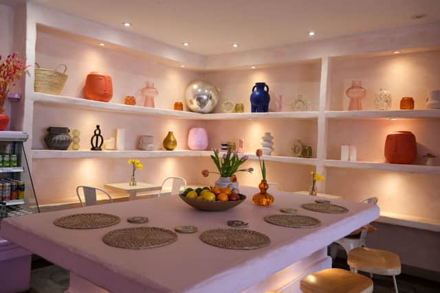 Interior of Pom Kitchen