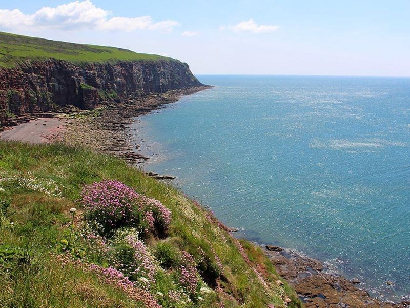 Lovely St Bees beach in Cumbria was voted fifth in the North West on Trip Advisor - after St Annes (third) and Blackook (fourth) Photo: By Stay34344788862