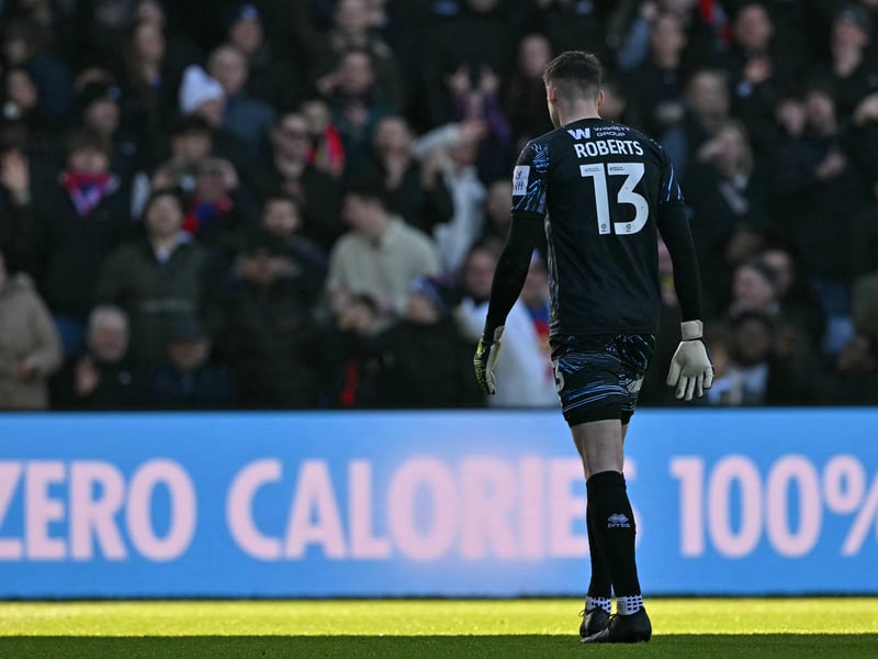 Roberts is suspended for the contest, which represents the last of his six-game ban handed to him by the FA after a controversial tackle against Jean-Philippe Mateta in the FA Cup last month. 