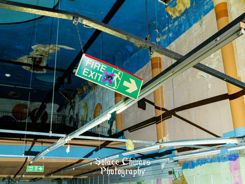 Inside the old cinema. Image: Solace Chivers