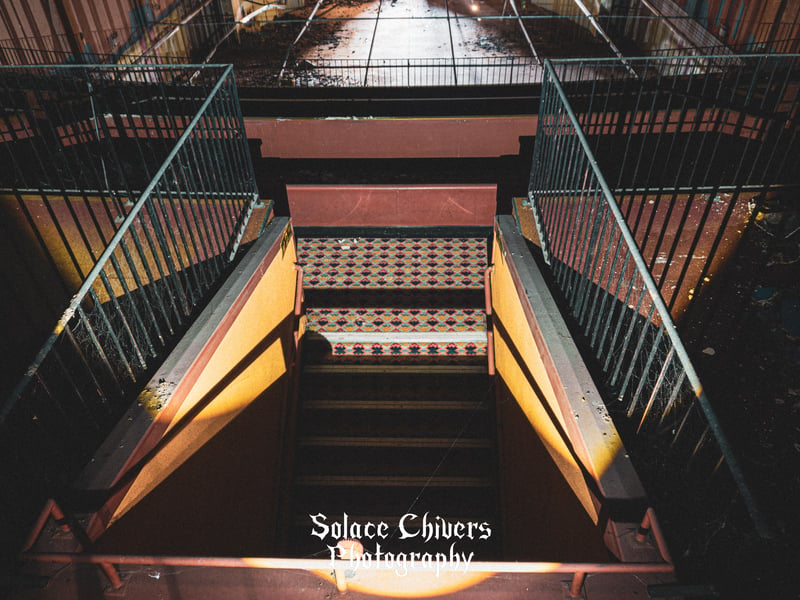 The old stairway. Image: Solace Chivers