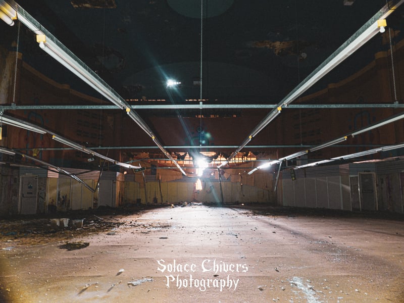 Inside the new dilapidated building. Image: Solace Chivers