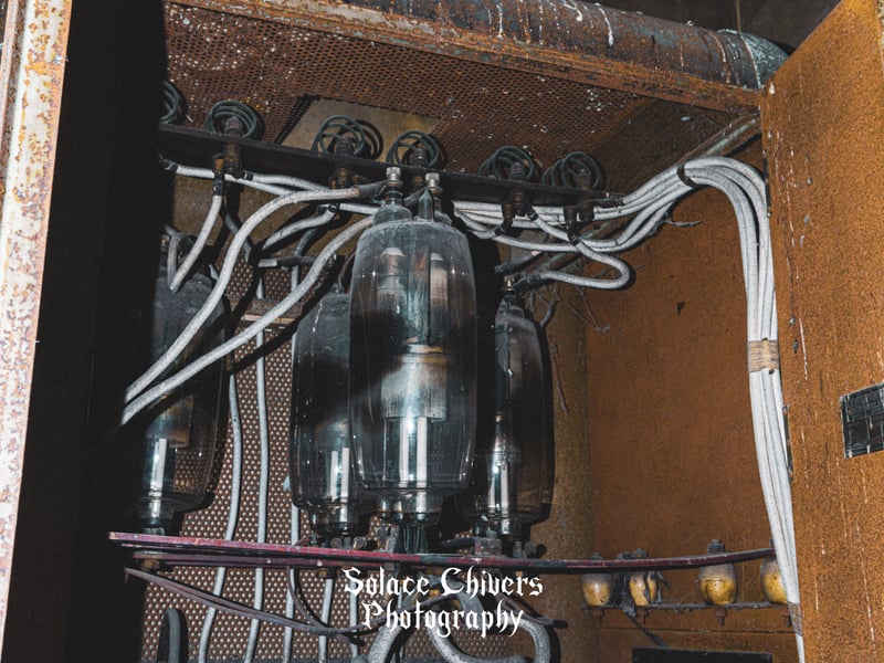 The carbon arc lamp house from the 1930s. Image: Solace Chivers