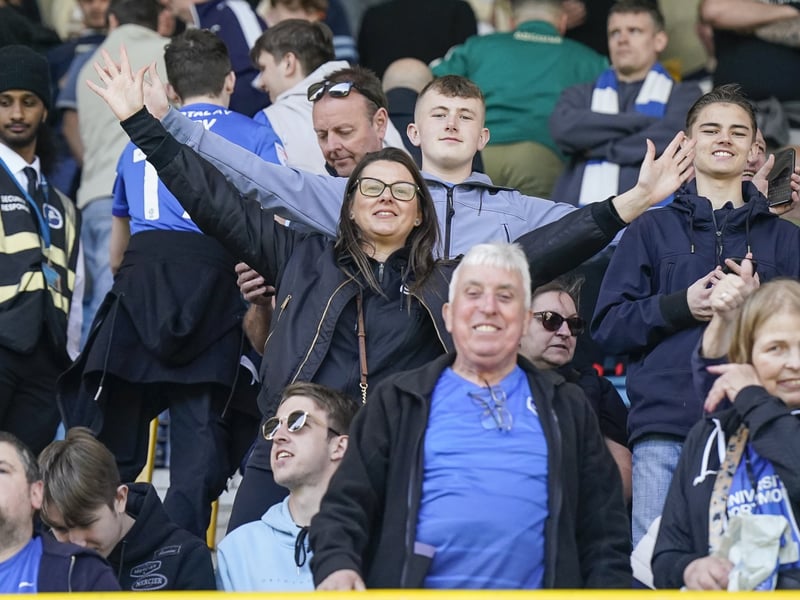 2,000 Pompey fans made themselves heard at Millwall. Pic: Jason Brown/ProSportsImages