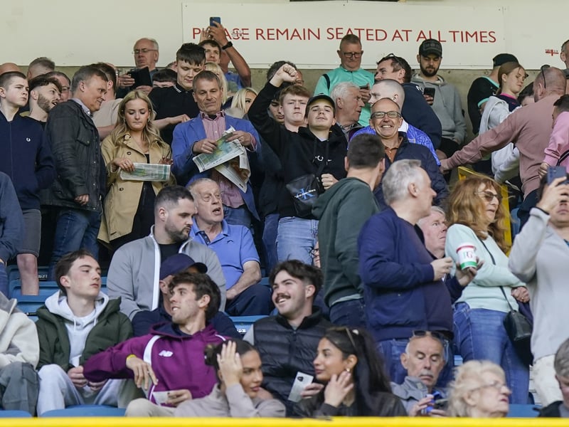 2,000 Pompey fans made themselves heard at Millwall. Pic: Jason Brown/ProSportsImages