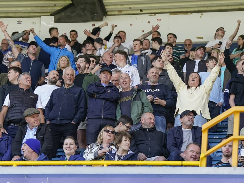 2,000 Pompey fans made themselves heard at Millwall. Pic: Jason Brown/ProSportsImages