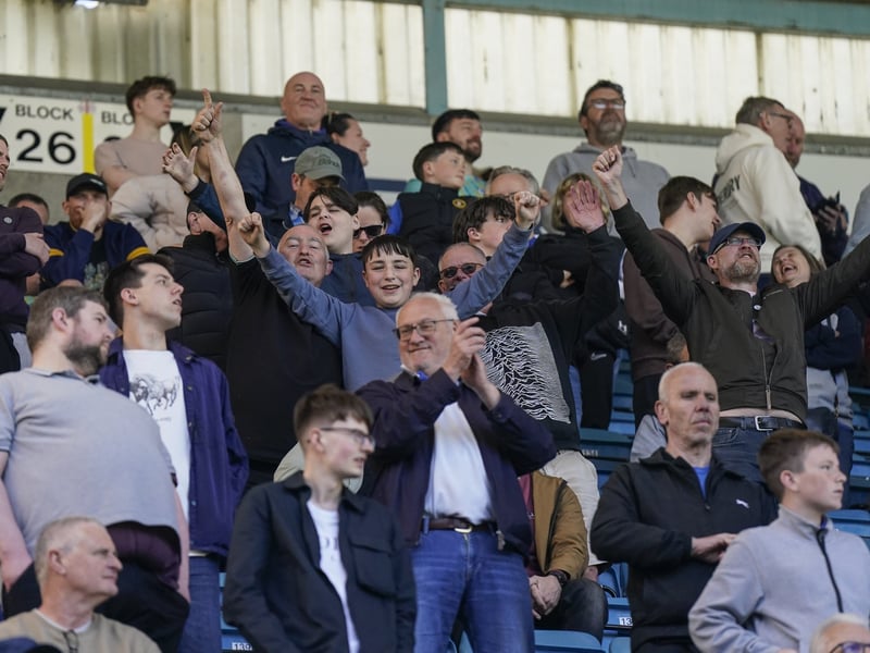 2,000 Pompey fans made themselves heard at Millwall. Pic: Jason Brown/ProSportsImages