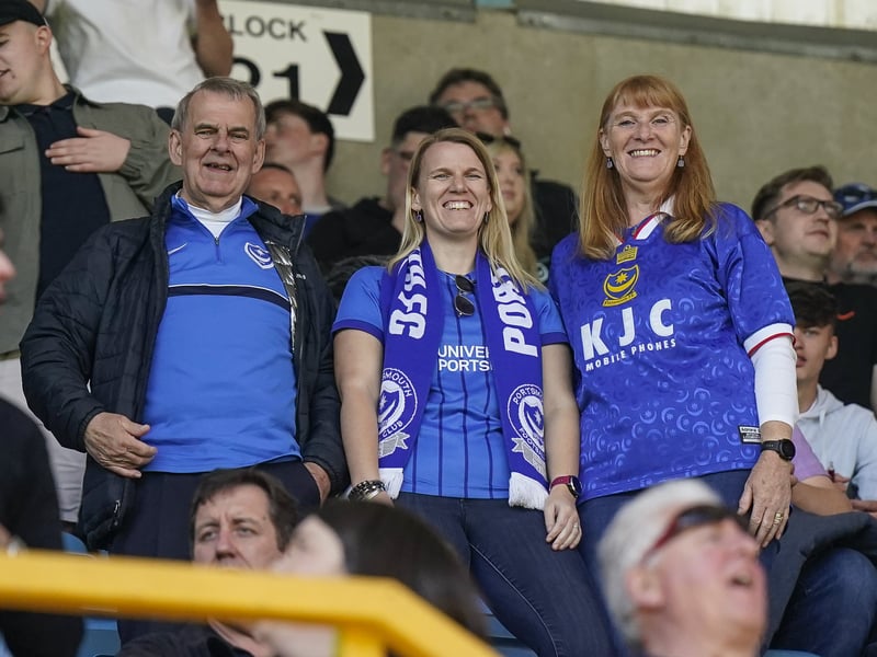 2,000 Pompey fans made themselves heard at Millwall. Pic: Jason Brown/ProSportsImages