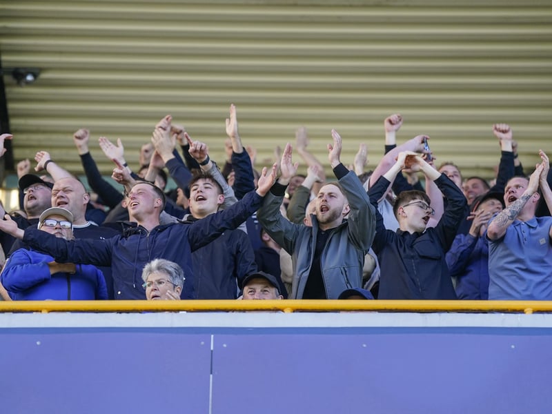 2,000 Pompey fans made themselves heard at Millwall. Pic: Jason Brown/ProSportsImages