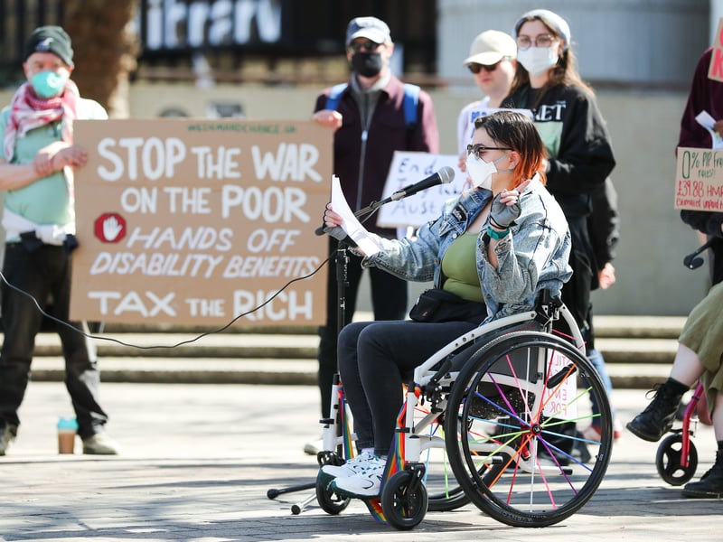 Views expressed by campaigners in the Guildhall Square. Picture: Nathan Lipsham