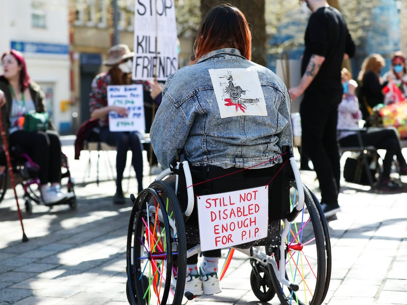 The government's changes to PIP prompted an angry reaction. Picture: Nathan Lipsham